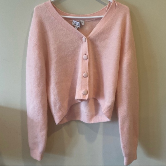 & other stories fuzzy knit cardigan - Picture 2 of 2